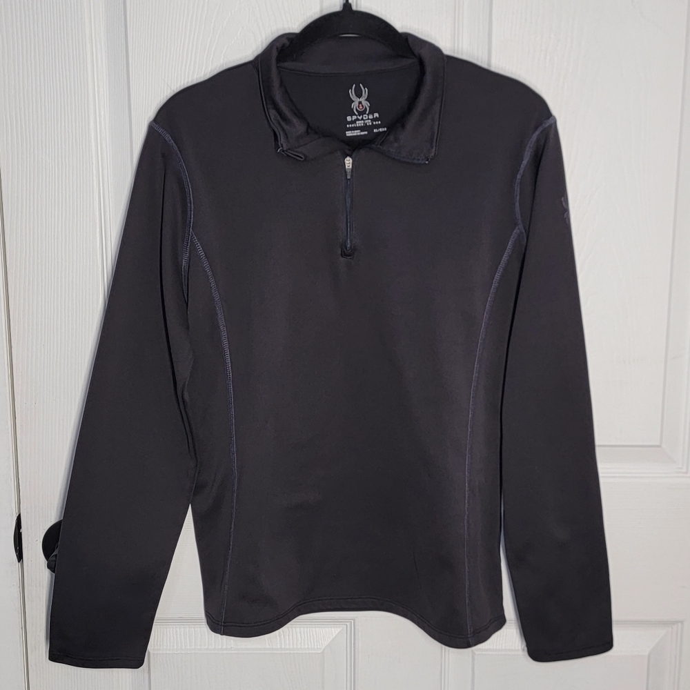 Spyder Black Quarter-Zip Women's Sweater